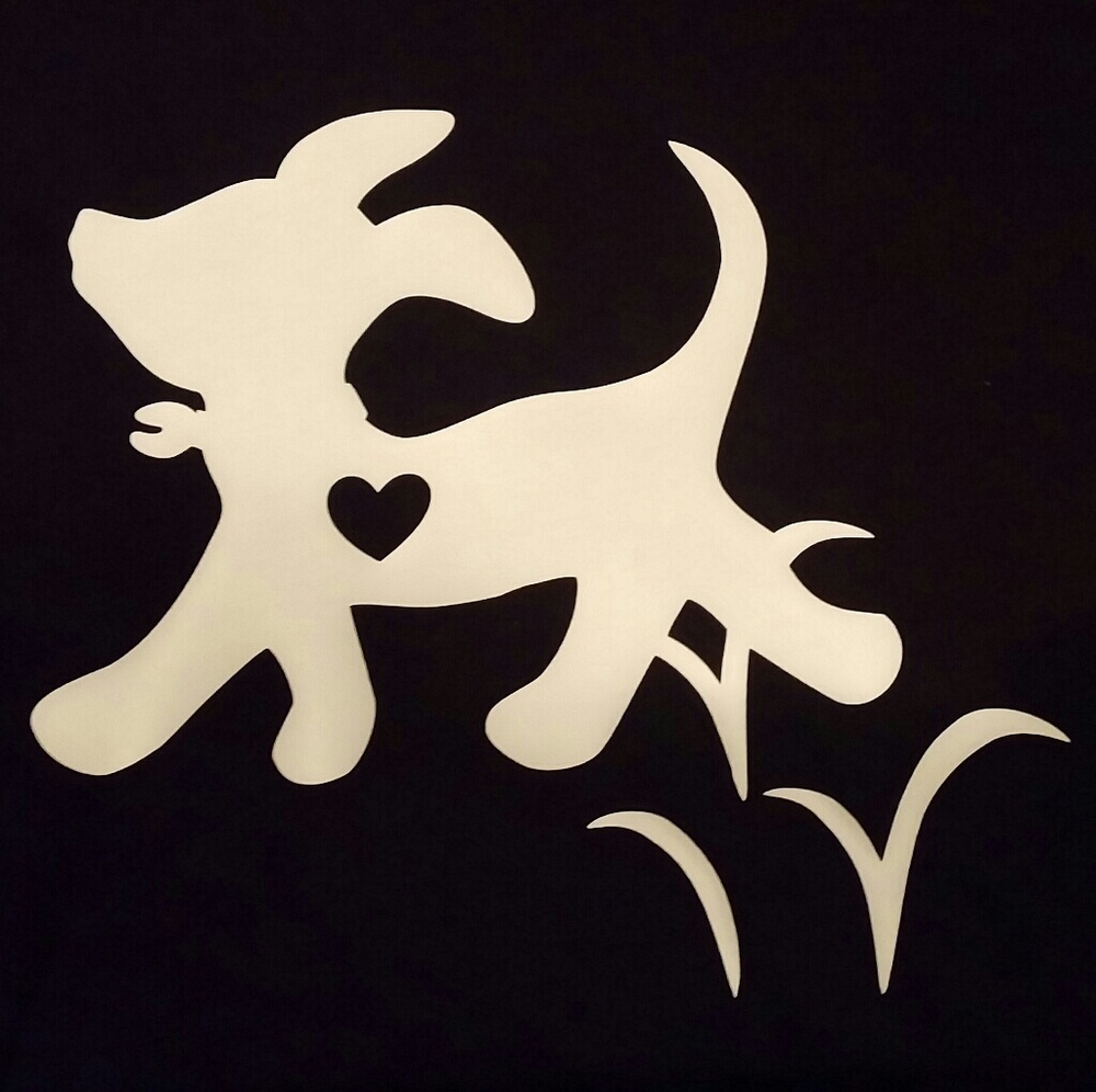 Reflective Or Glow In The Dark Dog Tee - Picture 4 of 5